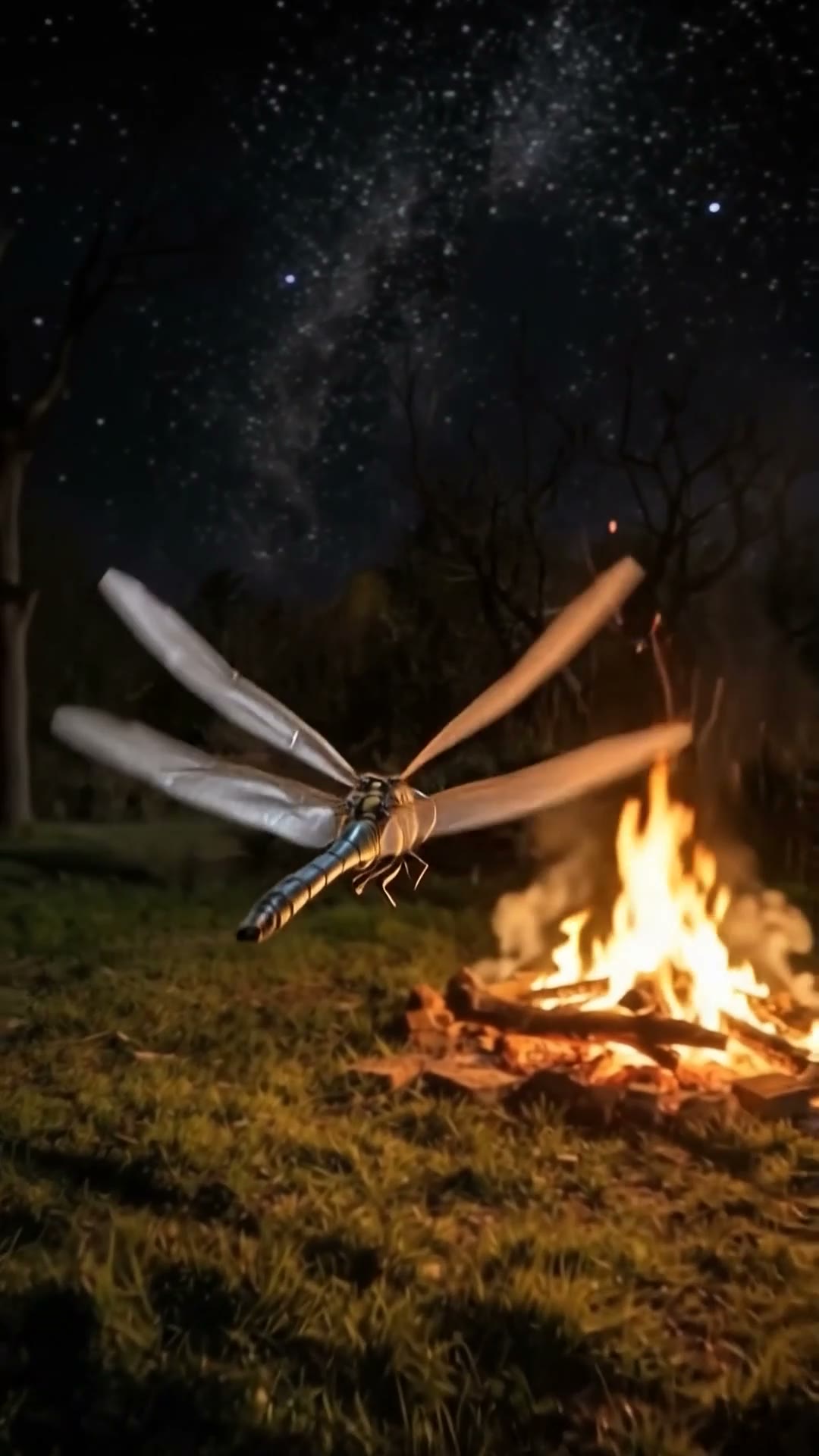 Fuego y libélulas en la pieza audiovisual de Delta Sesh